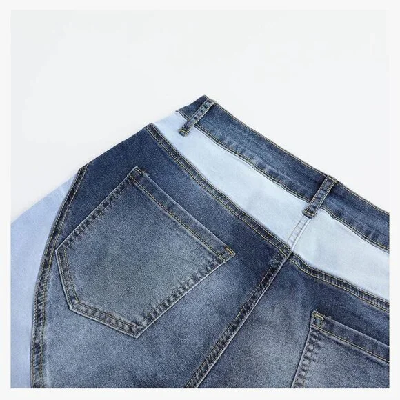 "Sculpt & Flare" Patchwork Jeans - Picture 10 of 14